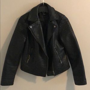Faux Leather Jacket